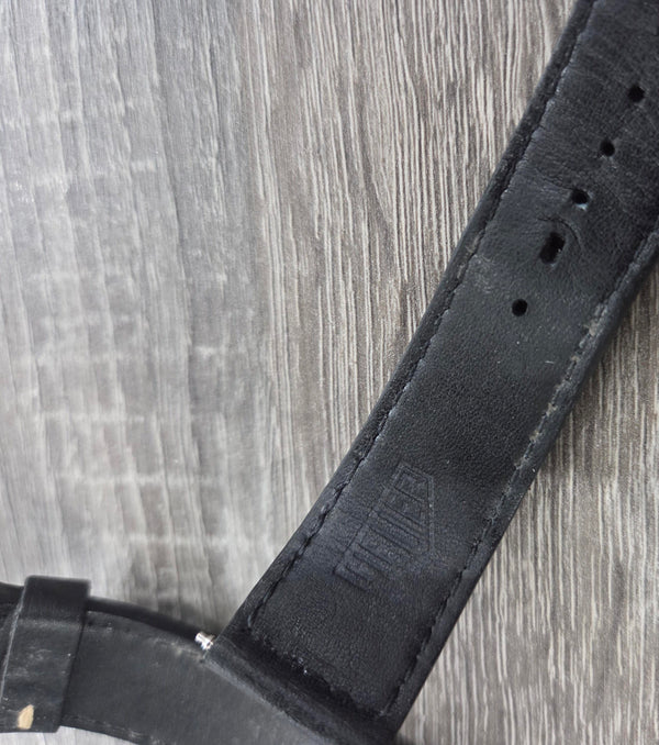 Heuer Autavia (Tag Heuer) Genuine 20mm watch leather strap and 18mm Heuer Buckle