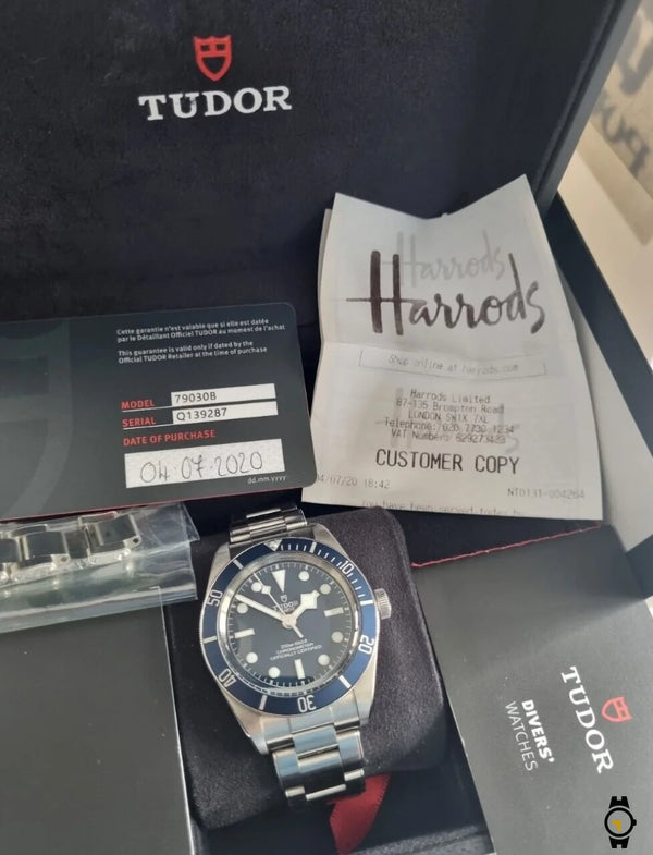 Tudor Black Bay Fifty Eight Automatic 39Mm Blue -Mens Watch - 79030B Wristwatch