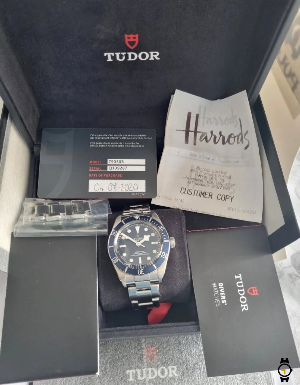 TUDOR Black Bay Fifty Eight Automatic 39mm Blue Men s Watch