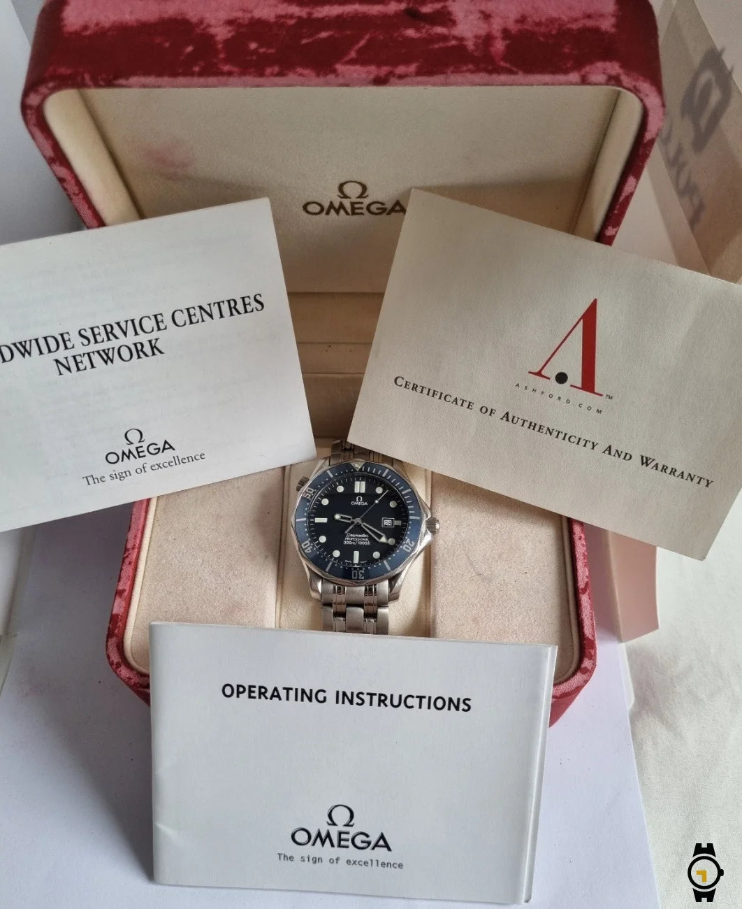 Omega seamaster 2025 case size