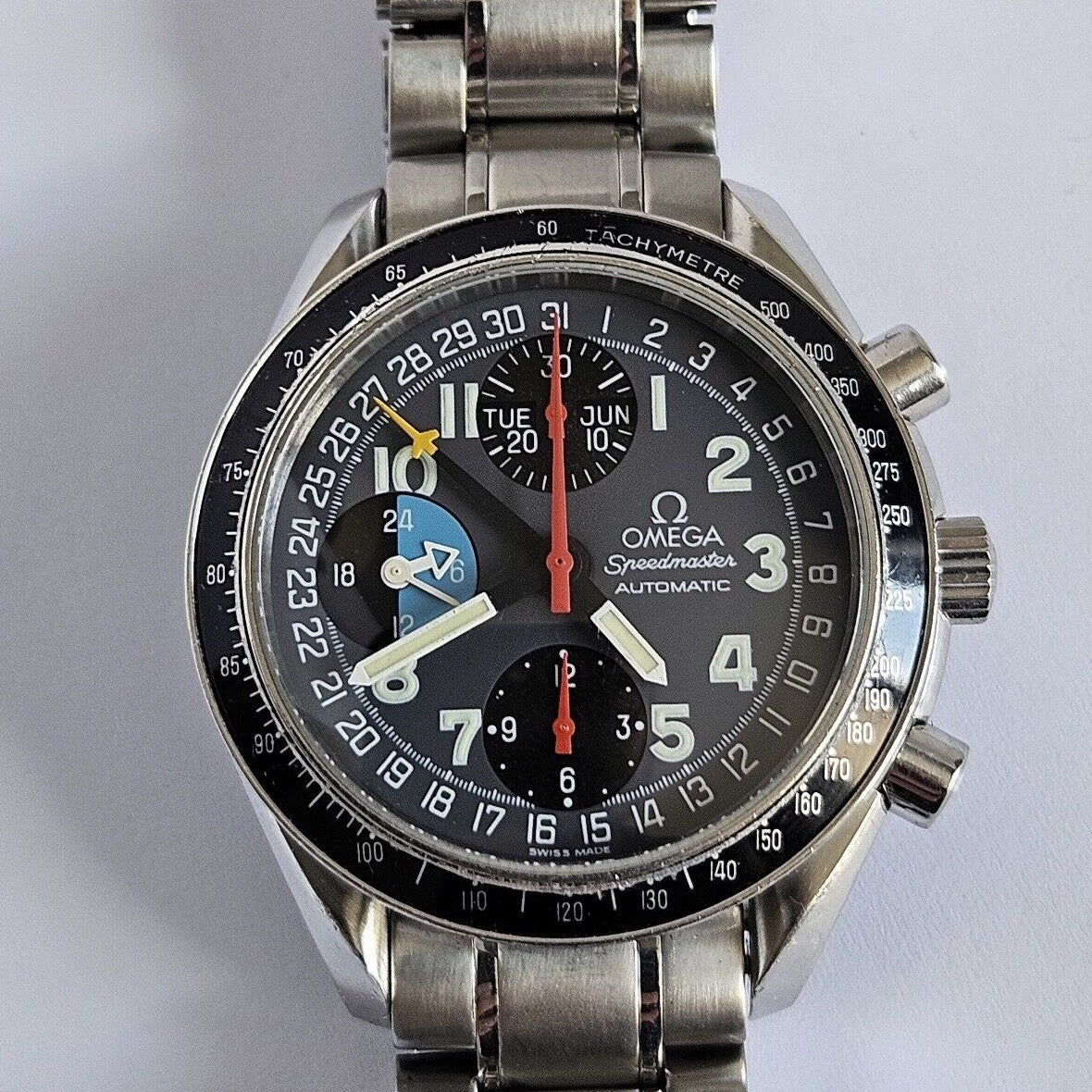 Omega Speedmaster Mark 40 Triple Calendar Michael Schumacher