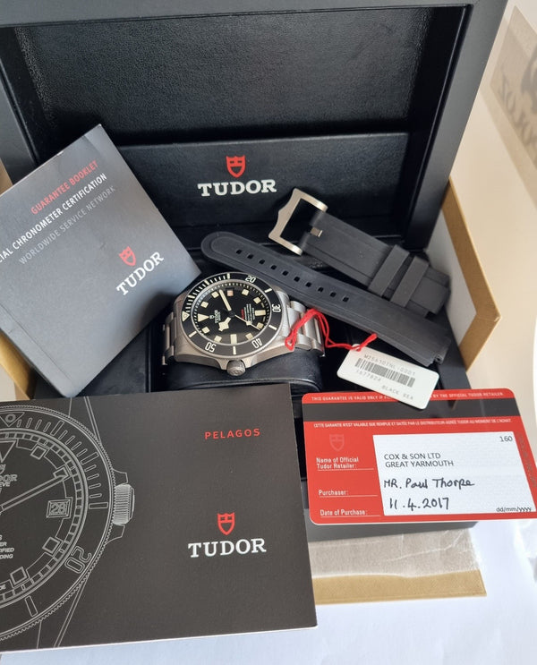 TUDOR Pelagos LHD Men's Black Watch - M25610TNL-0001