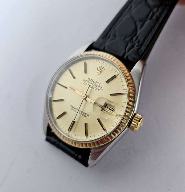 Rolex Datejust 16013- 18K gold and Steel - Vintage Men's/Unisex Watch