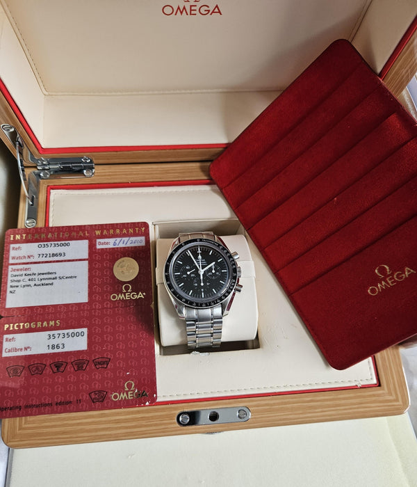 Omega Speedmaster Professional Moonwatch - Sapphire sandwich- Ref. 35.73.50.00