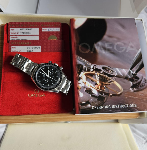 Omega Speedmaster Professional Moonwatch - Sapphire sandwich- Ref. 35.73.50.00