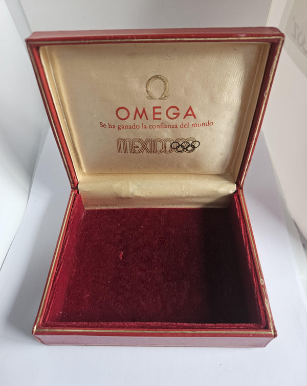 Omega  box -Vintage - 1968 Mexico Olympics Logo