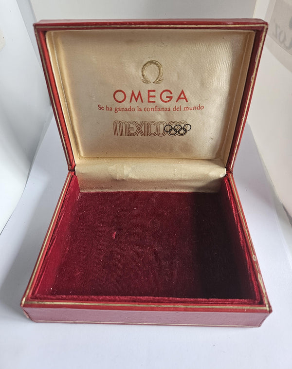 Omega  box -Vintage - 1968 Mexico Olympics Logo