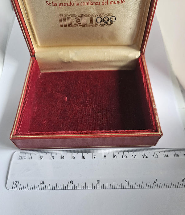 Omega  box -Vintage - 1968 Mexico Olympics Logo