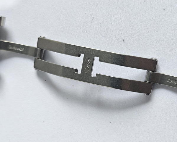 Cartier Tank Steel Bracelet/Strap 19MM - Genuine Cartier