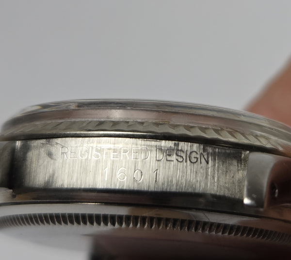 Rolex Oyster Perpetual Datejust 1601 - Silver pie pan dial -Automatic Vintage