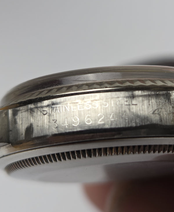 Rolex Oyster Perpetual Datejust 1601 - Silver pie pan dial -Automatic Vintage