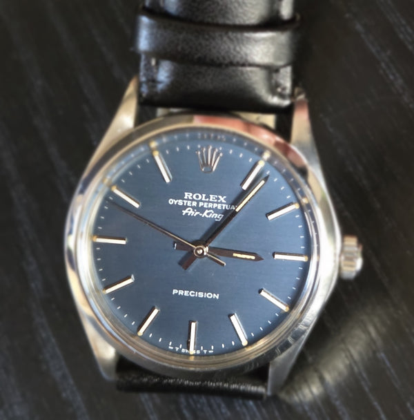 Rolex Air king Precision - Blue Dial - Ref. 5500 - 34mm Automatic - 1969
