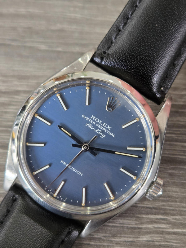 Rolex Air king Precision - Blue Dial - Ref. 5500 - 34mm Automatic - 1969
