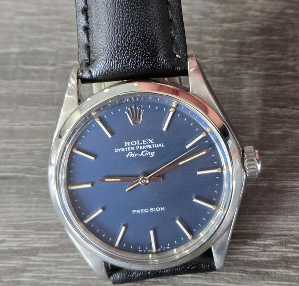 Rolex Air king Precision - Blue Dial - Ref. 5500 - 34mm Automatic - 1969