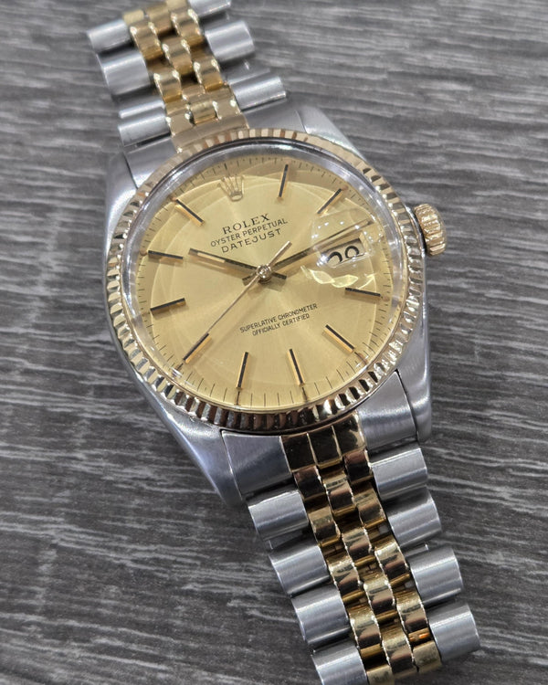 Rolex Datejust Ref. 16013- 18ct gold and Steel -1980 -  Vintage Men's/Unisex Watch