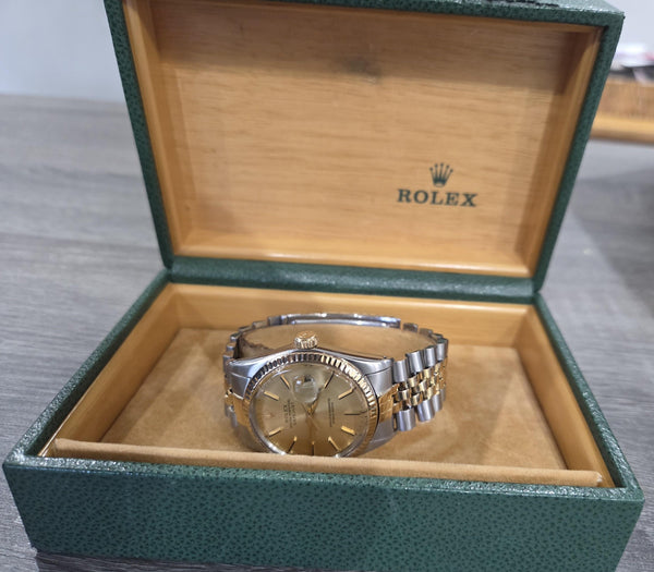 Rolex Datejust Ref. 16013- 18ct gold and Steel -1980 -  Vintage Men's/Unisex Watch