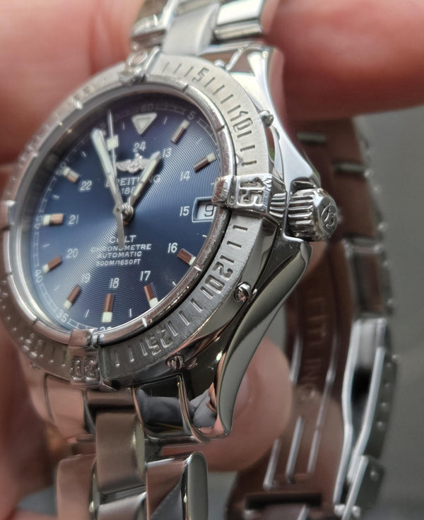 Breitling Colt Ocean Automatic A17350 - Mens Watch - Blue Dial