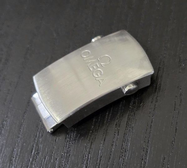 OMEGA 1515/816 steel bracelet clasp - For Seamaster watch - 117ST1515816 - Genuine