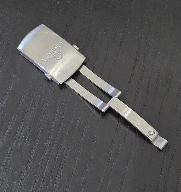 OMEGA 1515/816 steel bracelet clasp - For Seamaster watch - 117ST1515816 - Genuine