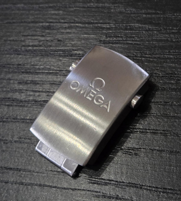 OMEGA 1515/816 steel bracelet clasp - For Seamaster watch - 117ST1515816 - Genuine